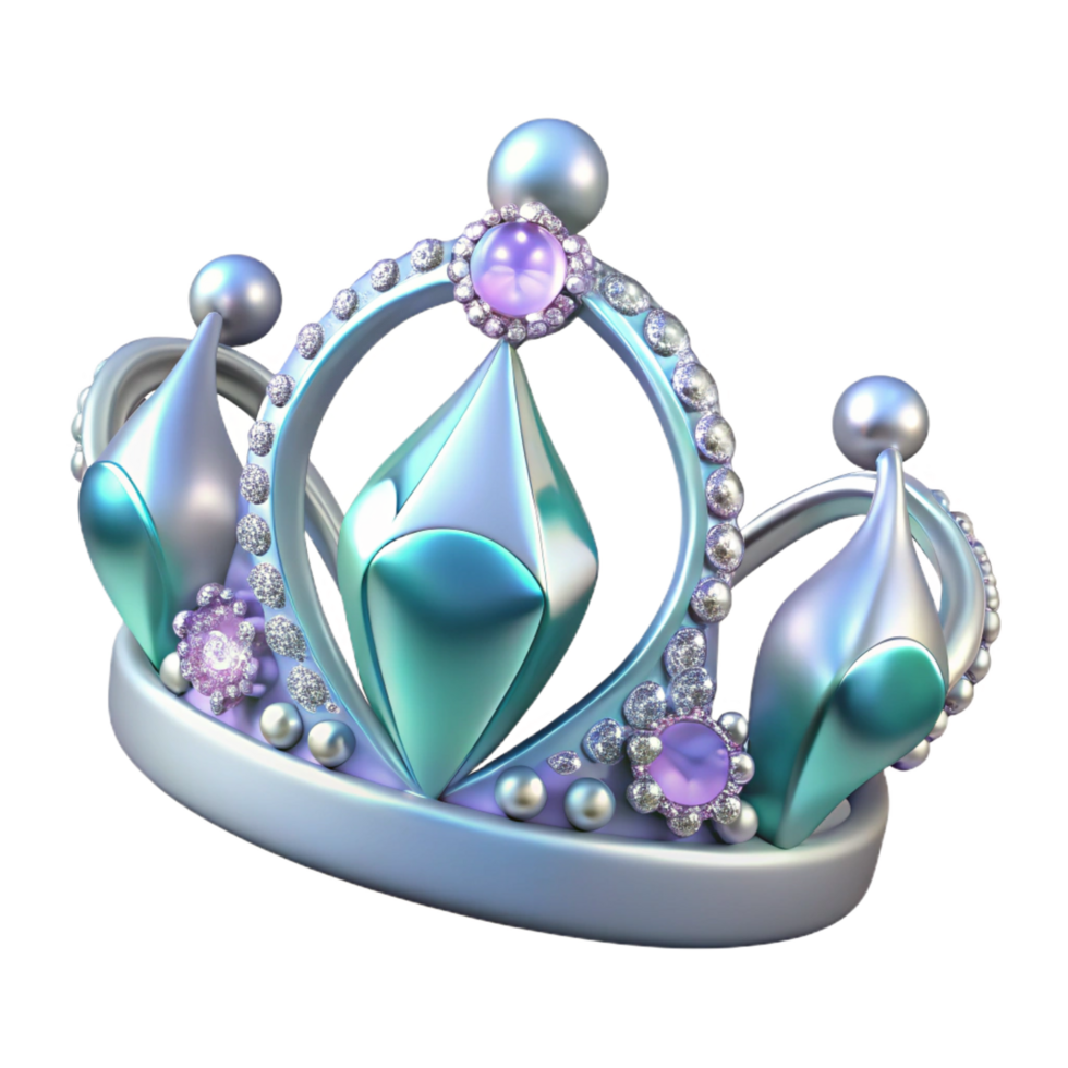 extraordinary distinctive A sparkling diamond tiara fit for a queen. NO BACKGROUND with Transparent Background. png