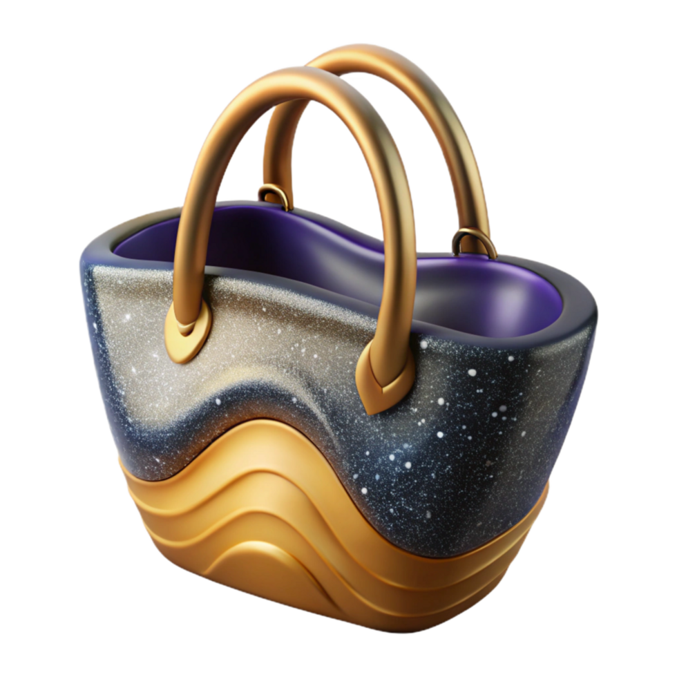 magnificent traditional Beach Bag with Handles and Shadow Isolated high quality png