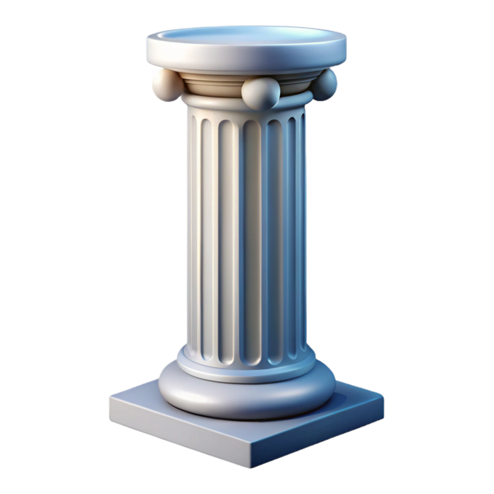 exquisite vintage illustration of a classical column NO BACKGROUND with Transparent Background. exclusive png