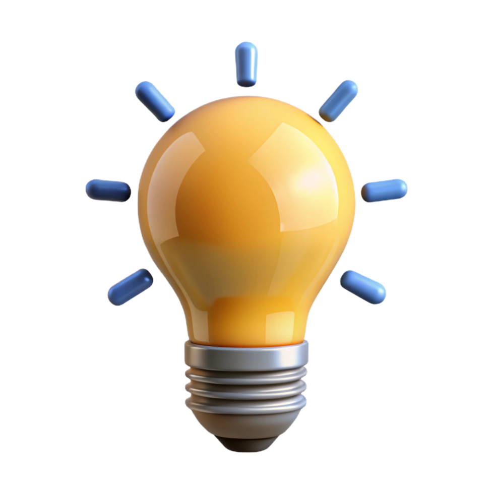 exemplary retro Smart lightbulb with adjustable brightness NO BACKGROUND with Transparent Background. 4K png