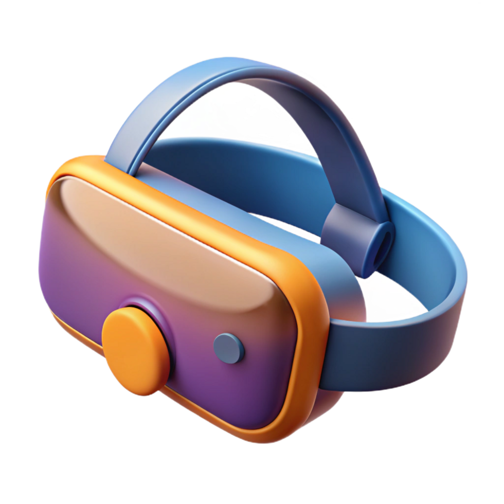 glorious rare Virtual Reality headset NO BACKGROUND with Transparent Background. png
