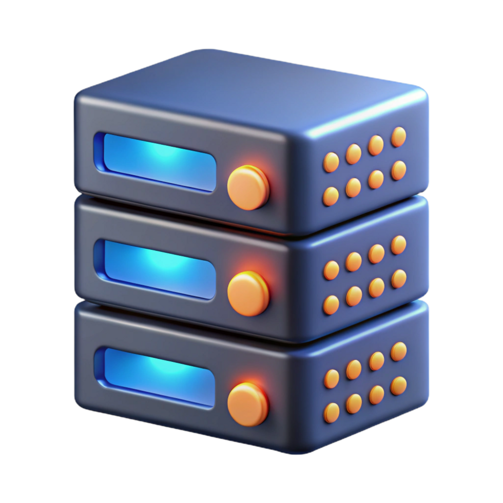 ethereal glorious Server rack with blinking lights NO BACKGROUND with Transparent Background. masterfully captured png