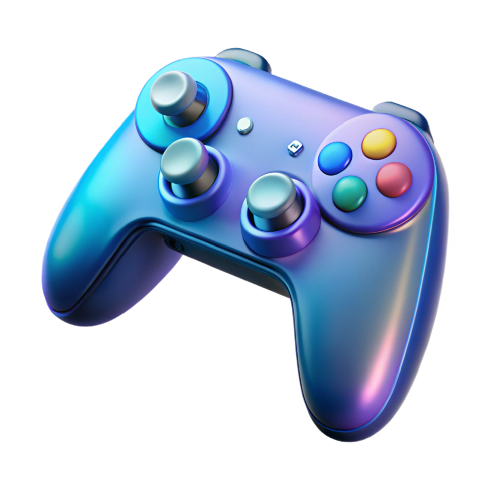 enchanting coastal Gaming console controller NO BACKGROUND with Transparent Background. perfect clarity png