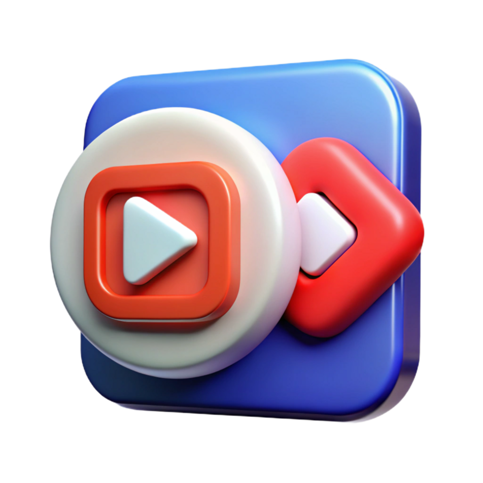 exceptional avant-garde Streaming platform logo NO BACKGROUND with Transparent Background. refined png