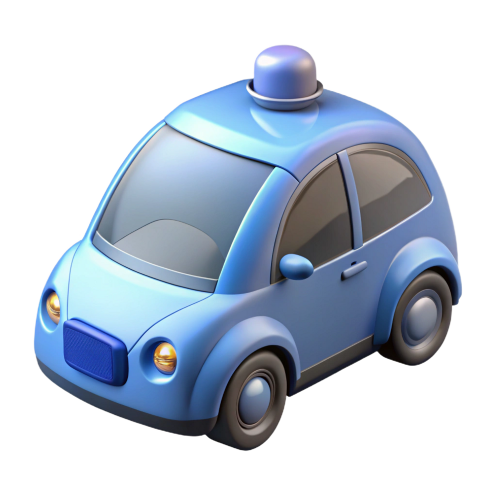 energetic pristine Transportation technology self-driving car NO BACKGROUND with Transparent Background. handcrafted png
