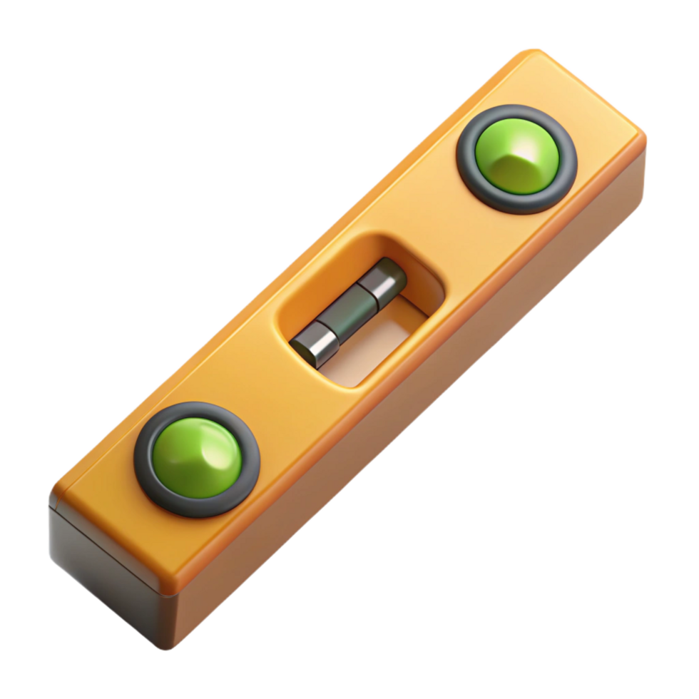 extraordinary peaceful victorian Carpenter's level, NO BACKGROUND with Transparent Background. crisp png