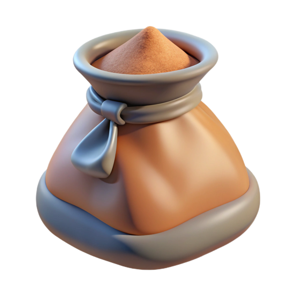 fascinating unforgettable Bag of cement, NO BACKGROUND with Transparent Background. png