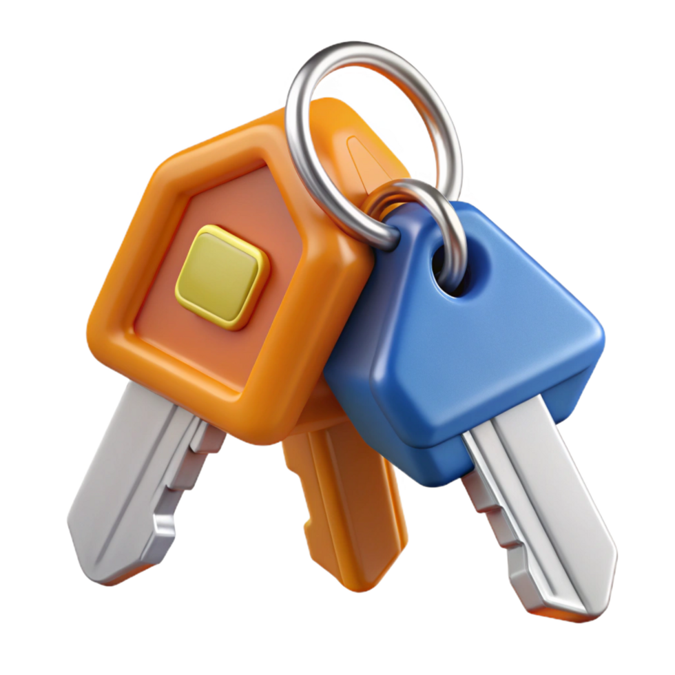 glorious victorian Set of house keys, NO BACKGROUND with Transparent Background. authentic png