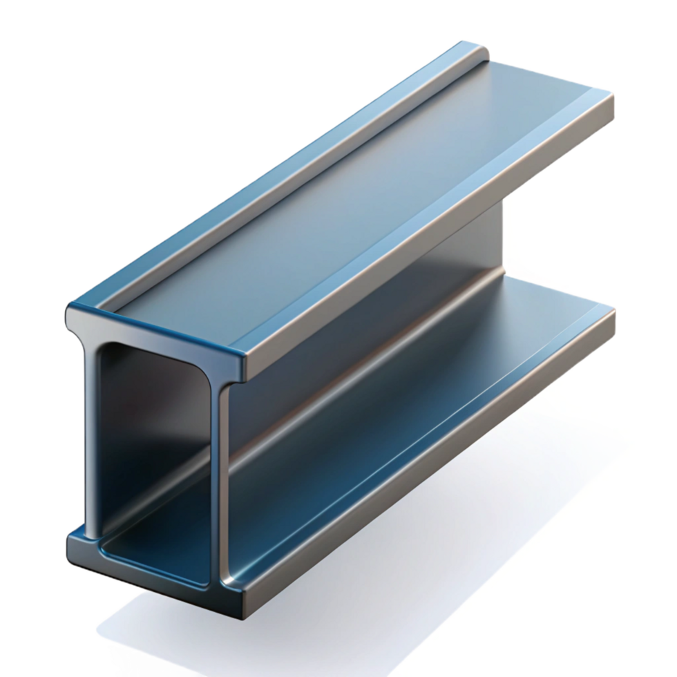 impressive remarkable Steel I-beam, NO BACKGROUND with Transparent Background. png