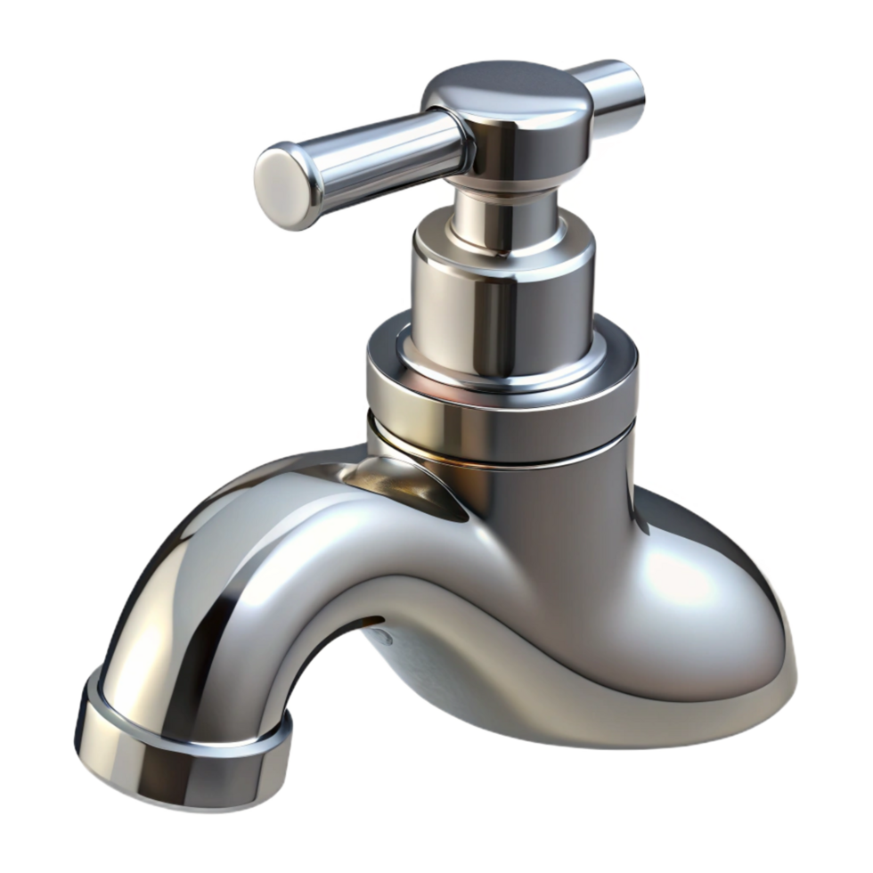 hypnotic acclaimed Faucet, chrome, NO BACKGROUND with Transparent Background. png