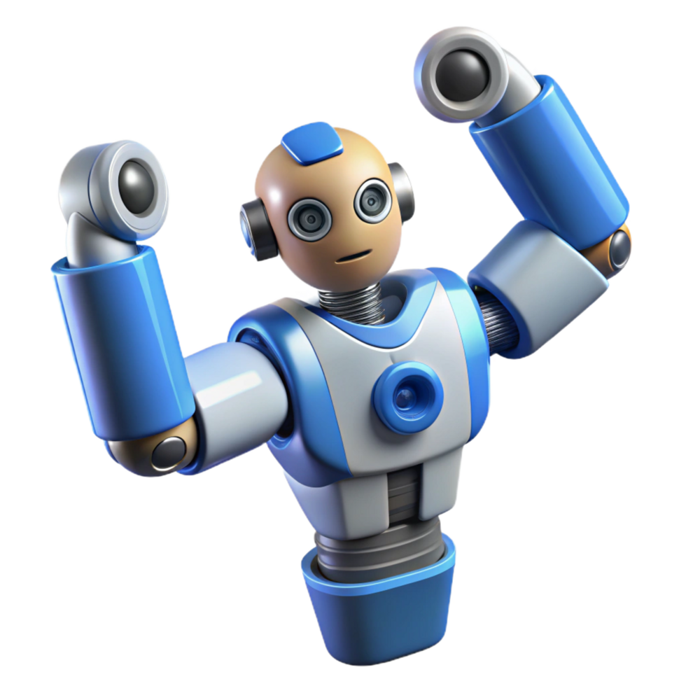 hypnotic inspired Robotic exoskeleton arm with enhanced strength capabilities NO BACKGROUND with Transparent Background. png