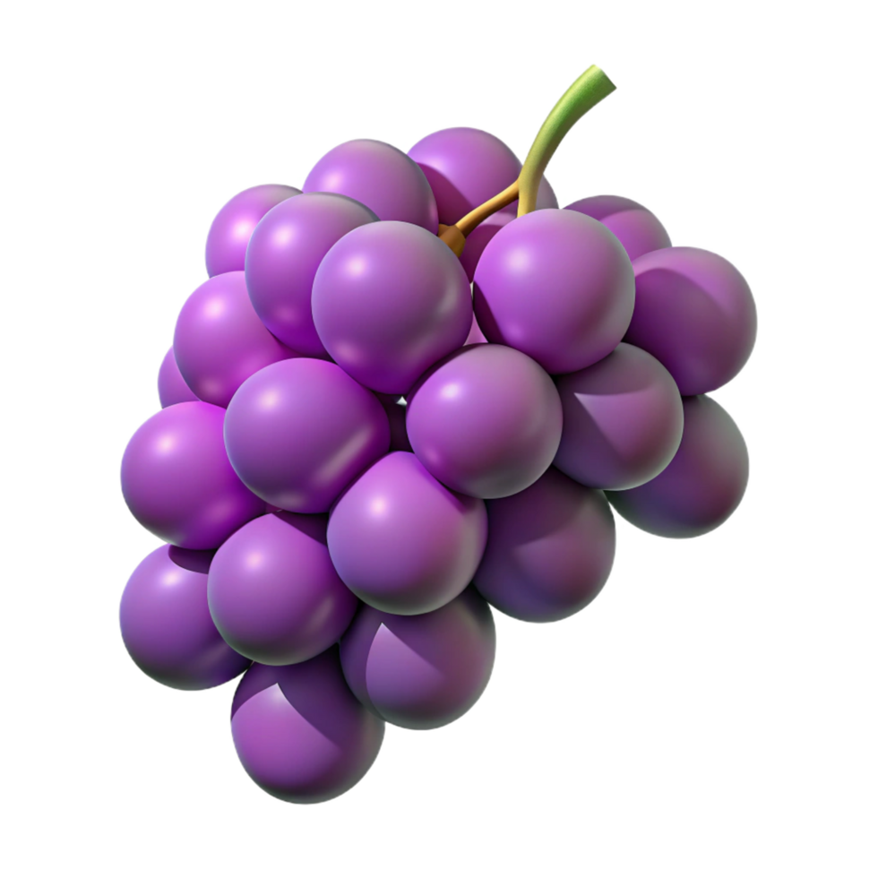 glorious unparalleled Bunch of grapes. NO BACKGROUND with Transparent Background. png