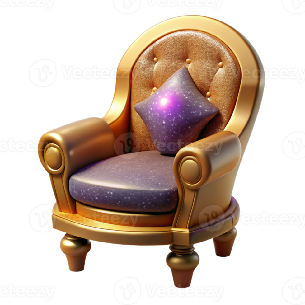 stunning abstract Brown Wooden Chair Front View Transparent Element authentic png