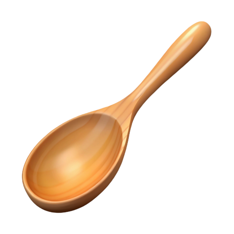 gorgeous abstract Wooden spoon, NO BACKGROUND with Transparent Background. exclusive png
