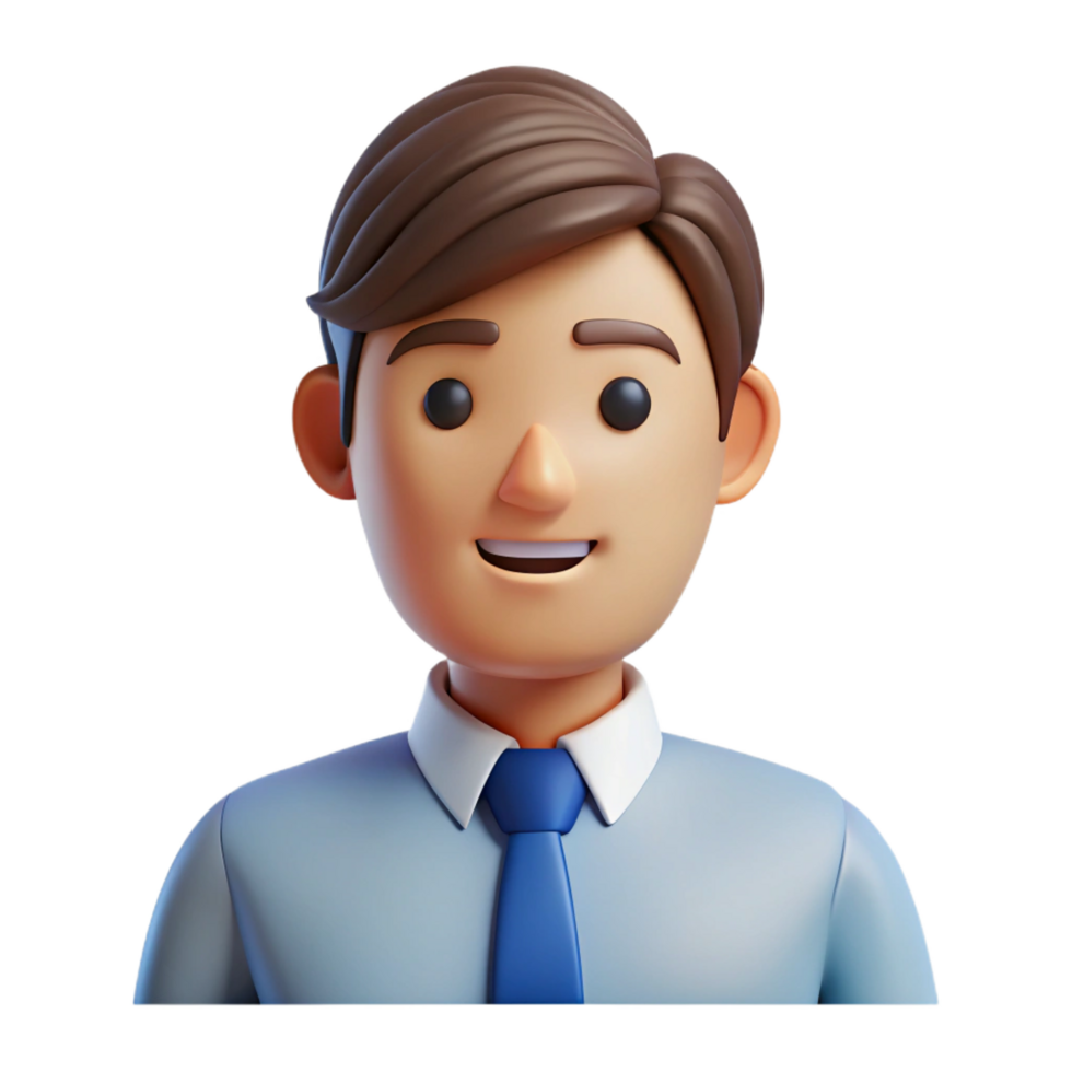 glorious urban Businessman in a tie, NO BACKGROUND with Transparent Background. refined png