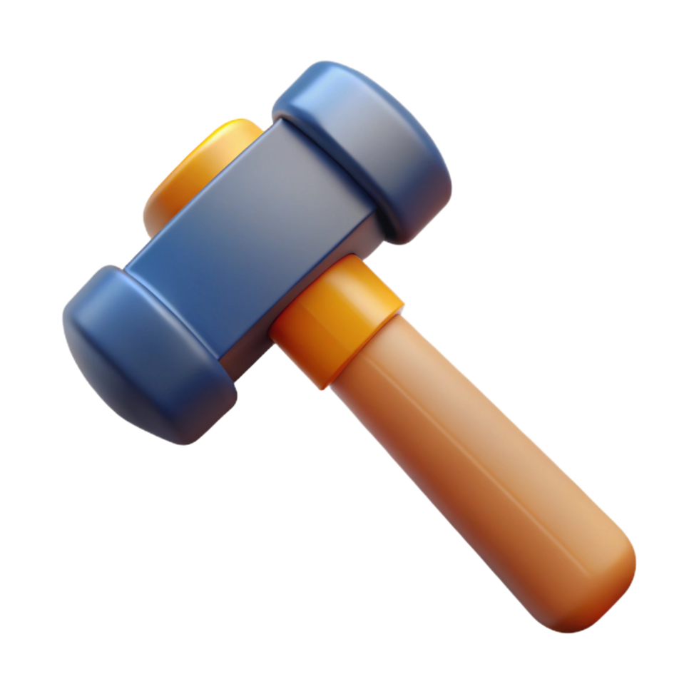 fascinating rustic Hammer, NO BACKGROUND with Transparent Background. impeccable png