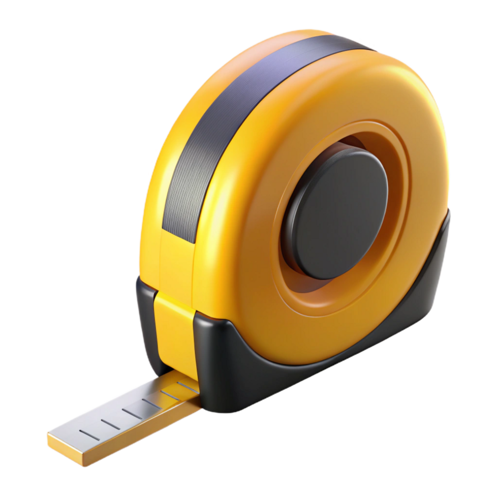harmonious magnificent Tape measure, NO BACKGROUND with Transparent Background. ultra HD png