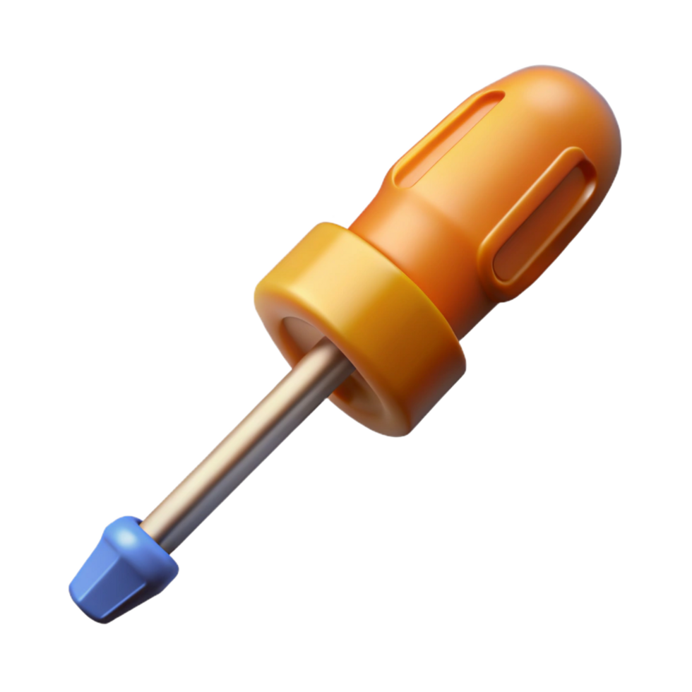 harmonious dramatic Screwdriver, NO BACKGROUND with Transparent Background. premium png