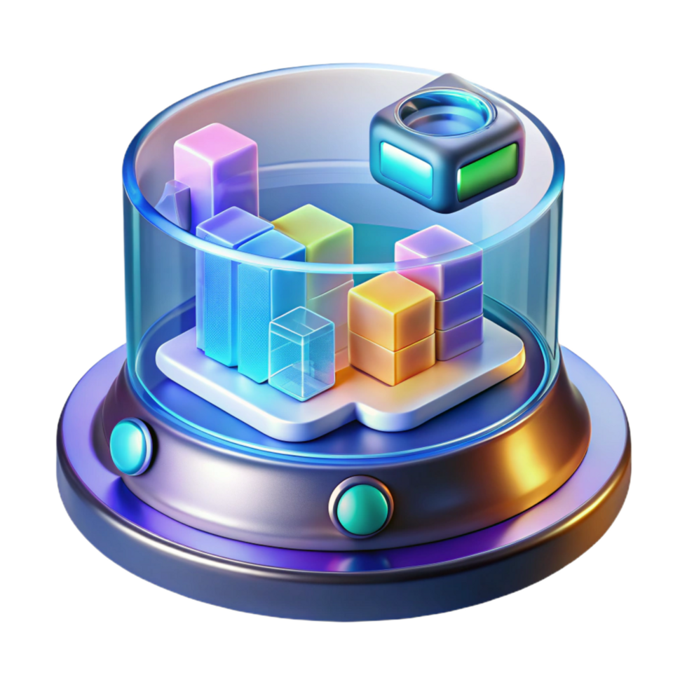 enchanting victorian Advanced holographic display showing complex data, NO BACKGROUND with Transparent Background. authentic png