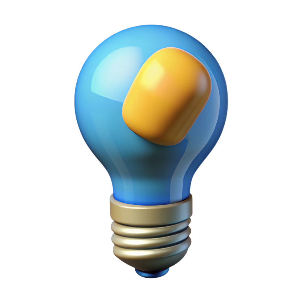 inspired coastal Smart light bulb NO BACKGROUND with Transparent Background. authentic png