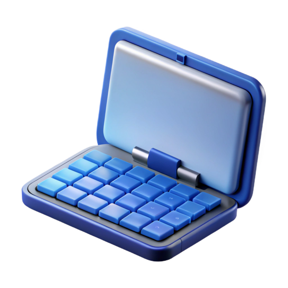harmonious serene Tablet computer with keyboard case NO BACKGROUND with Transparent Background. artisan png