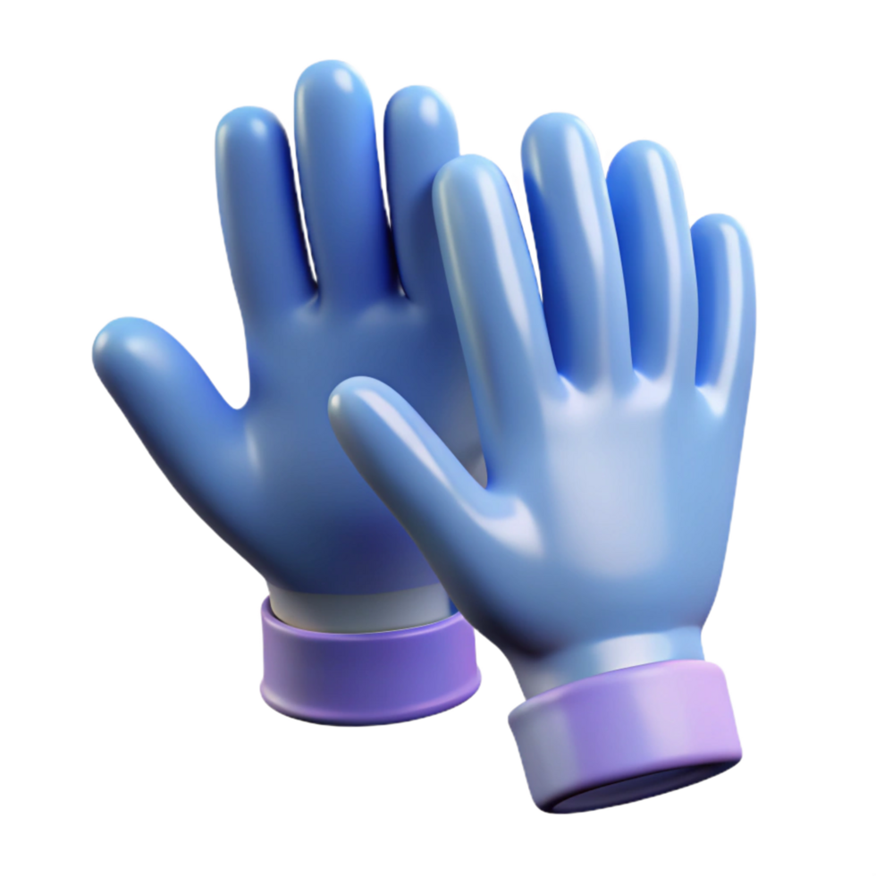 ethereal splendid Surgical gloves NO BACKGROUND with Transparent Background. high quality png