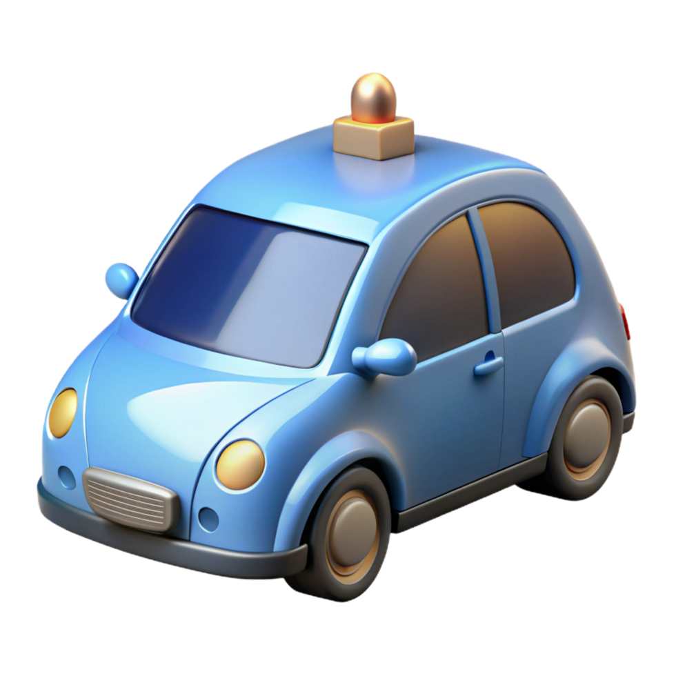 glorious tropical Self-driving car NO BACKGROUND with Transparent Background. gallery standard png