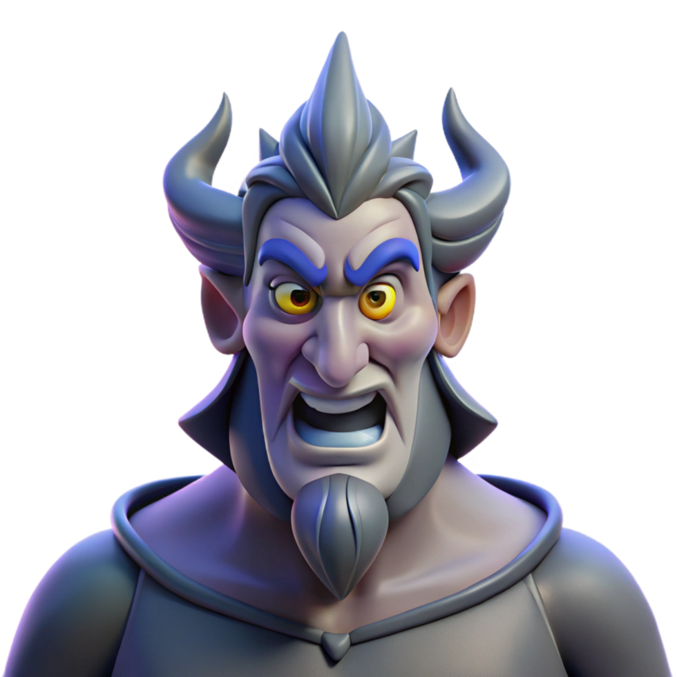 enchanting urban Hades, God of the Underworld, stern expression, NO BACKGROUND with Transparent Background. masterfully captured png