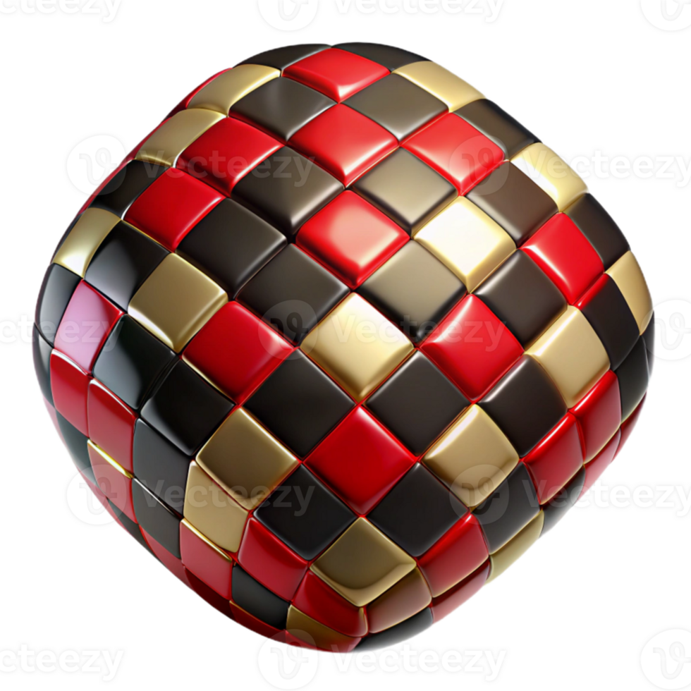 wonderful classic Checkered Geometric Pattern Cutout Red and Black Squares Transparent png