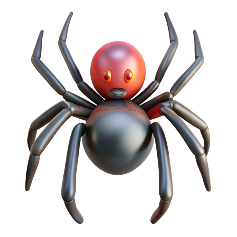 elegant modern Spider NO BACKGROUND with Transparent Background. impeccable png