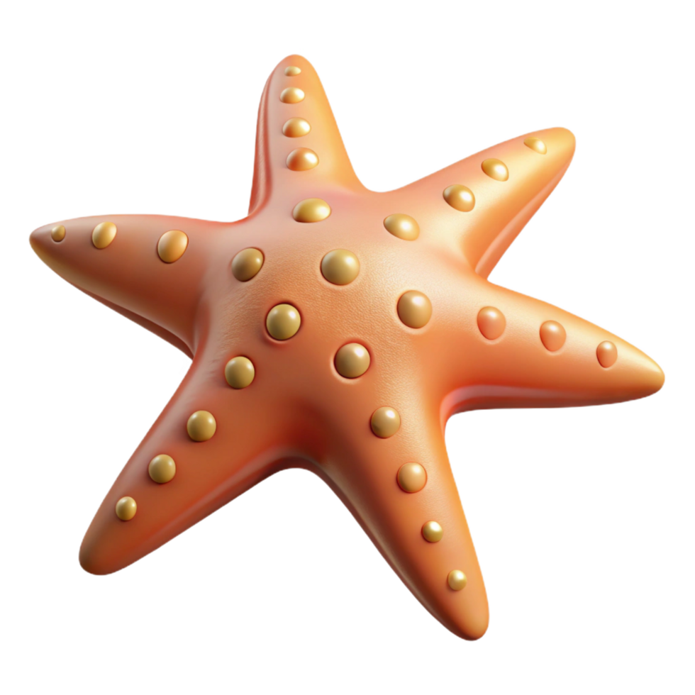 extraordinary organic Starfish NO BACKGROUND with Transparent Background. perfect clarity png