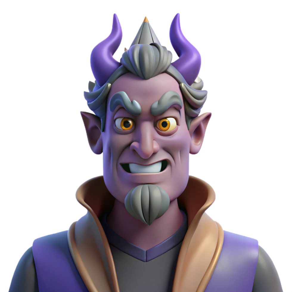 impressive energetic nordic Hades, God of the Underworld, stern expression, NO BACKGROUND with Transparent Background. artisan png