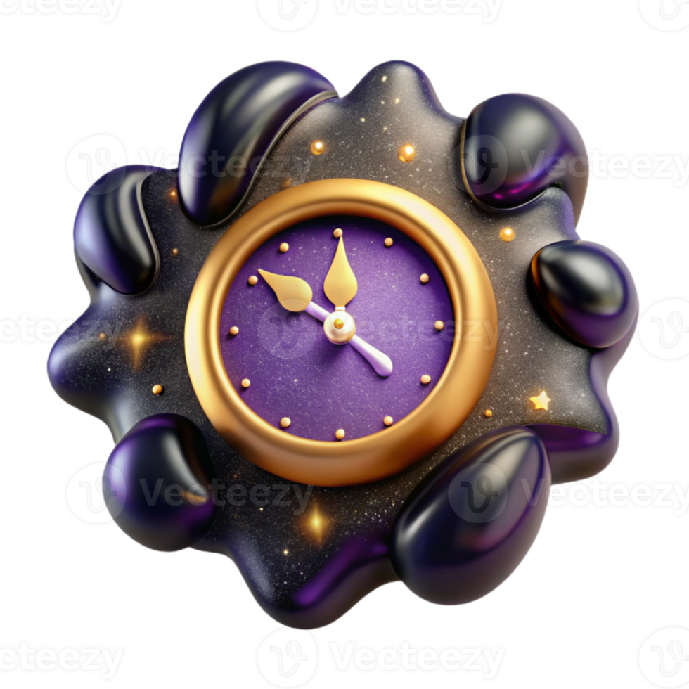 stunning contemporary Clock Hands at Midnight Cutout professional png