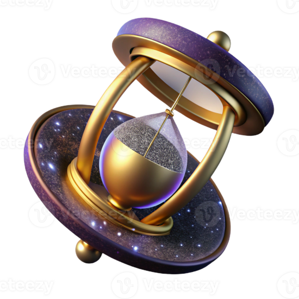 dramatic creative Clock Pendulum in Motion Isolated professional png