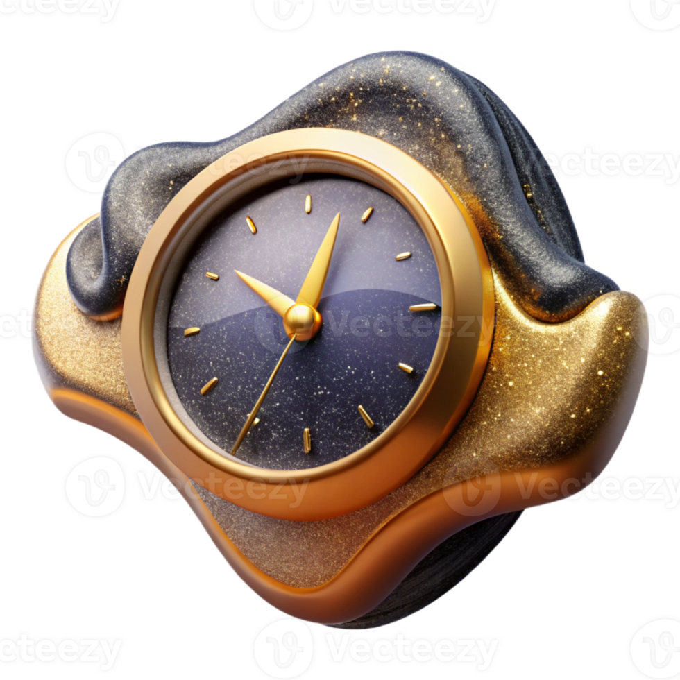 impressive contemporary Clock Hands Moving Forward Isolated detailed png