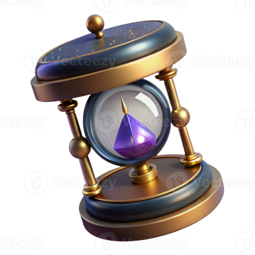 extraordinary traditional Clock Pendulum Stationary Side View Isolated Element professional png