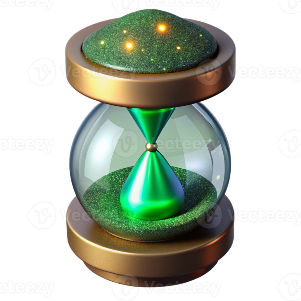 stunning vintage Clock Pendulum Swinging Side View Isolated Element premium png