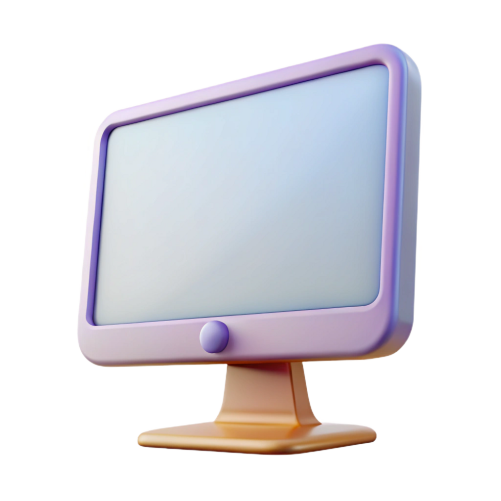 gorgeous acclaimed Computer monitor with thin bezel NO BACKGROUND with Transparent Background. png