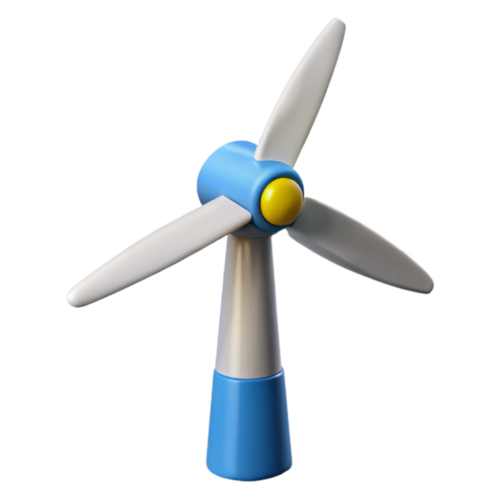 glorious avant-garde Wind turbine blade, composite material, NO BACKGROUND with Transparent Background. fine detail png