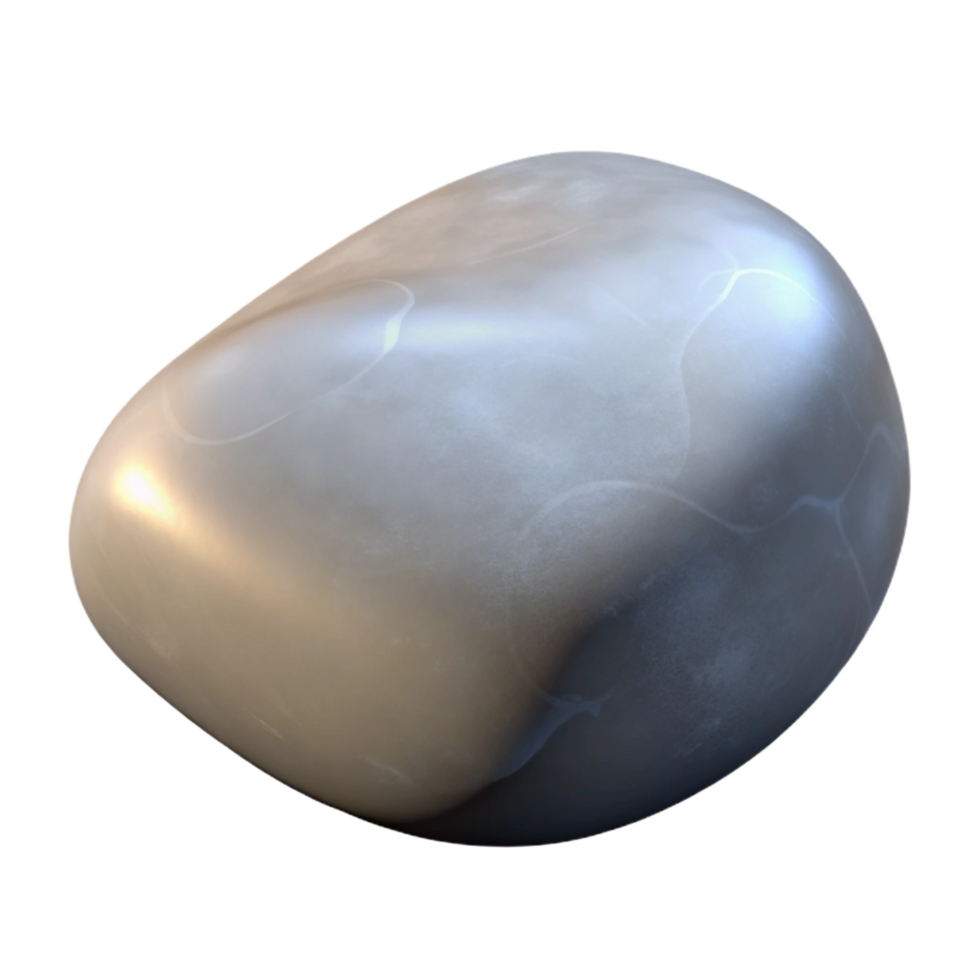 elegant exemplary Smooth river stone NO BACKGROUND with Transparent Background. png