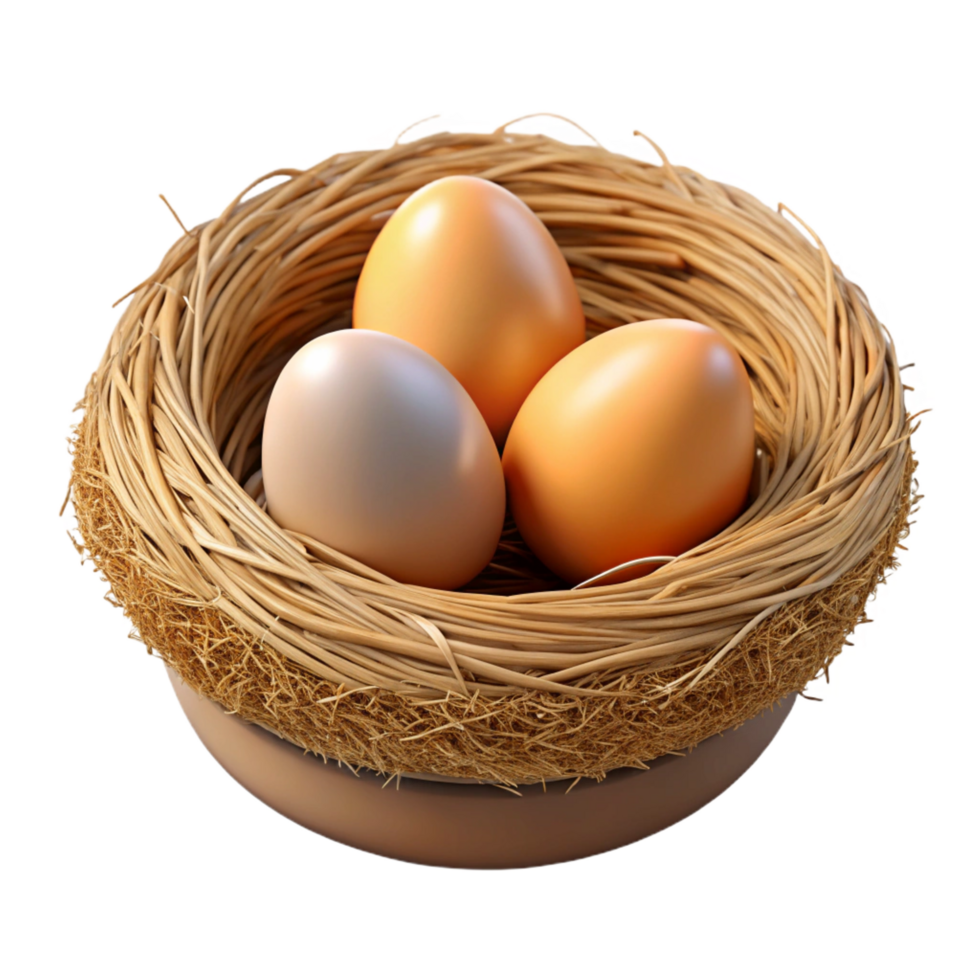 glorious renaissance Bird's nest NO BACKGROUND with Transparent Background. premium png