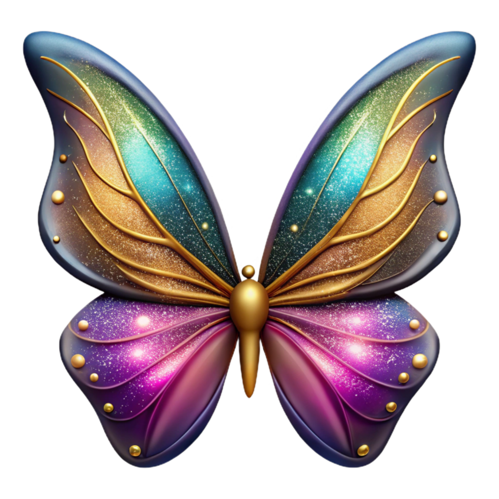 magnificent vintage Colorful Butterfly Wings Close Up Transparent high resolution png