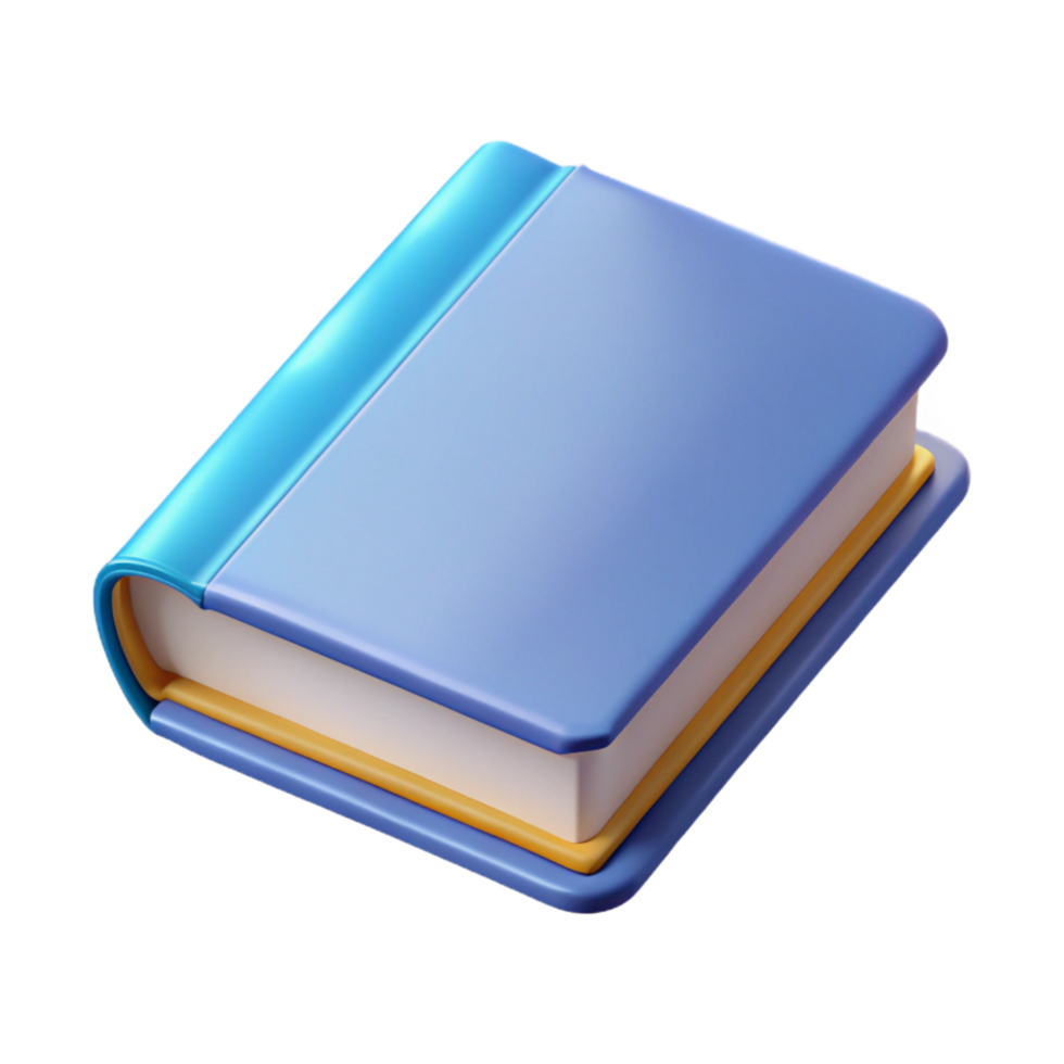 exquisite passionate geometric Book with a blank cover, NO BACKGROUND with Transparent Background. masterfully captured png
