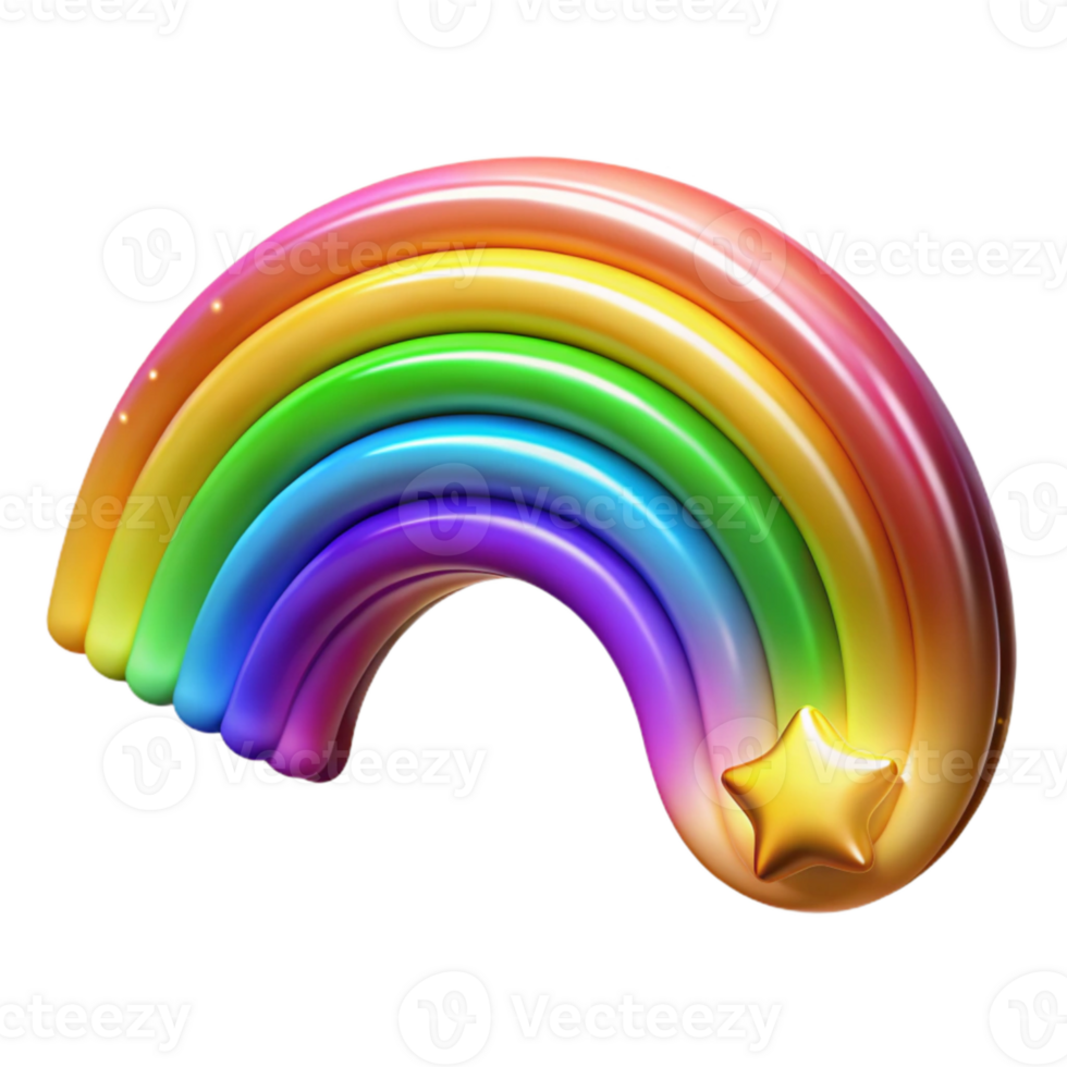 impressive traditional Colorful Rainbow Gradient Isolated Smooth Transition Transparent Background high quality png
