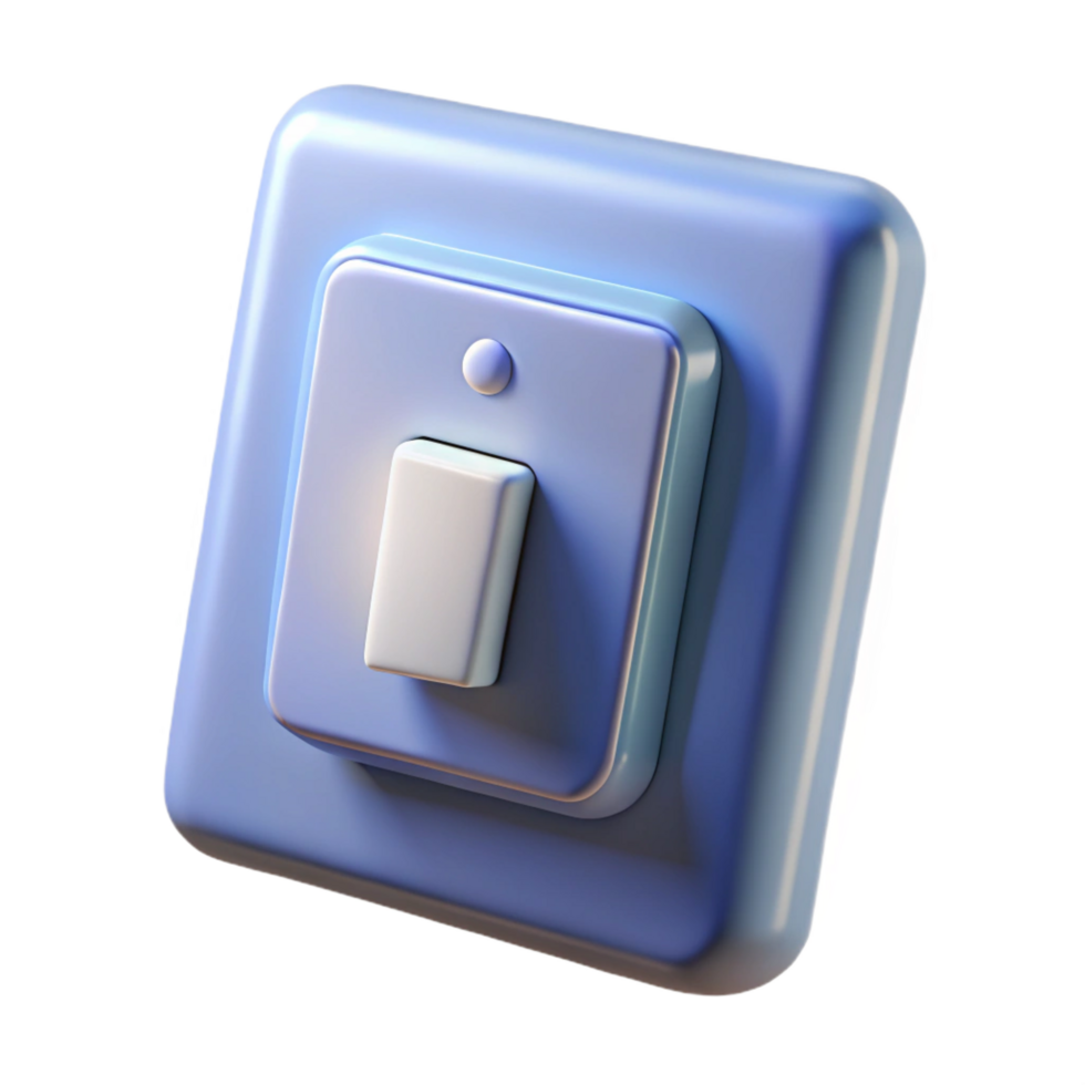 hypnotic distinctive Light switch NO BACKGROUND with Transparent Background. png