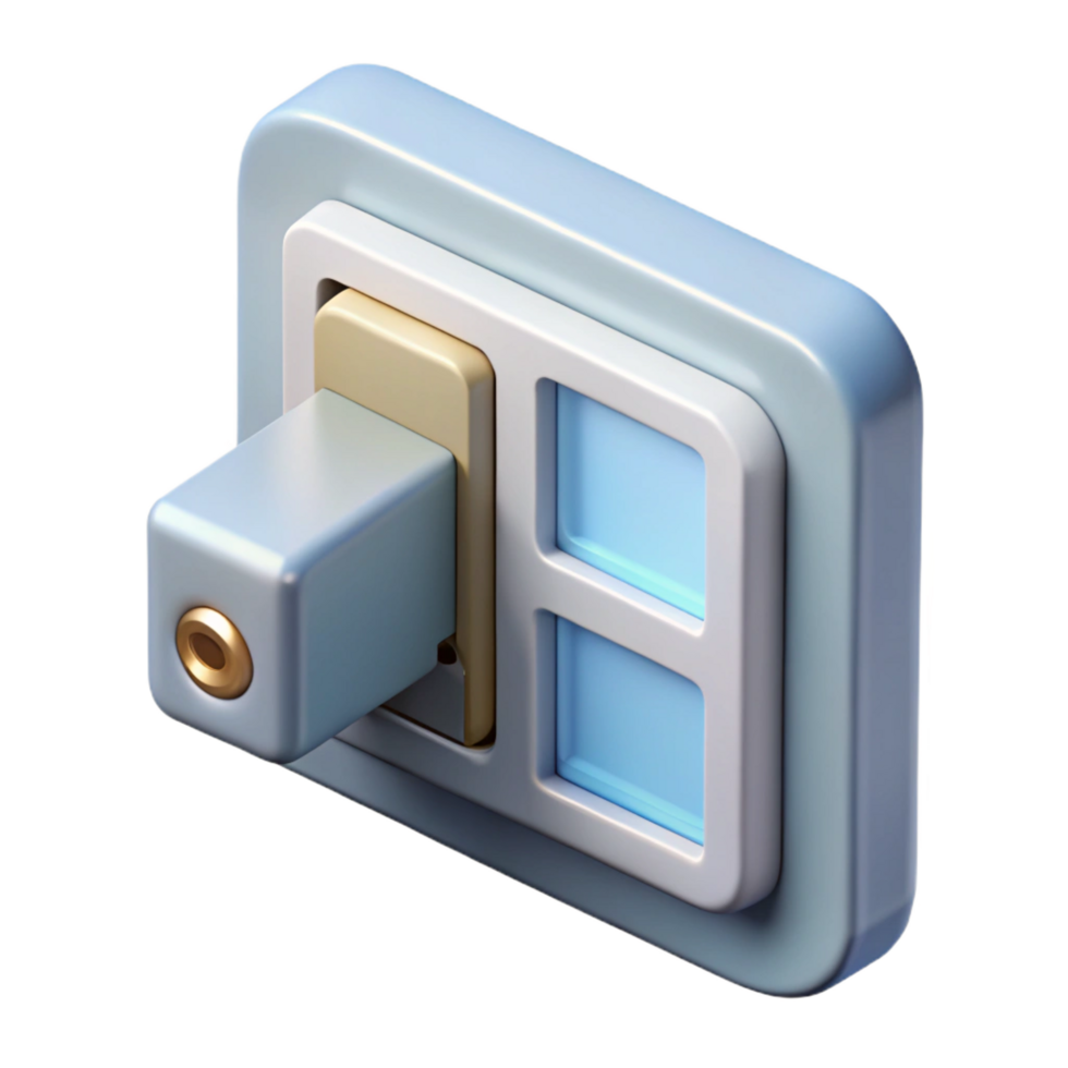 inspired art deco Window latch, NO BACKGROUND with Transparent Background. artisan png