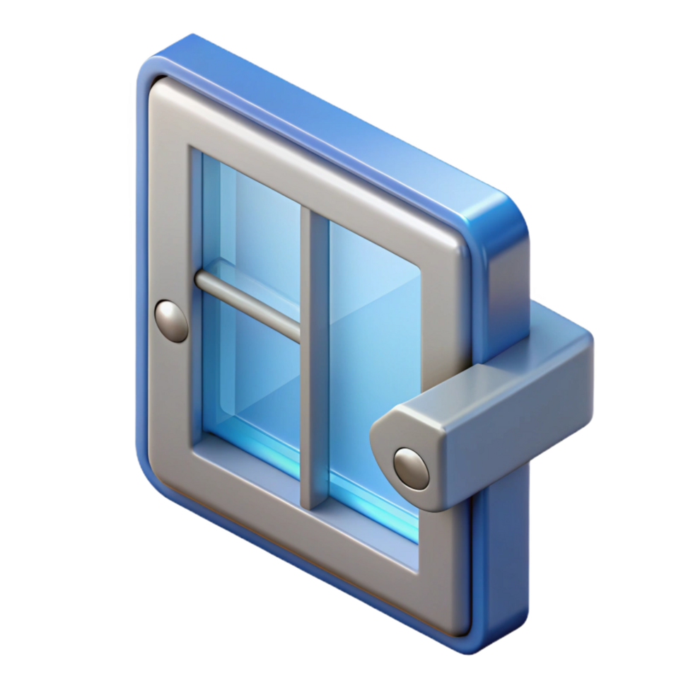 immaculate exceptional Window latch, NO BACKGROUND with Transparent Background. png