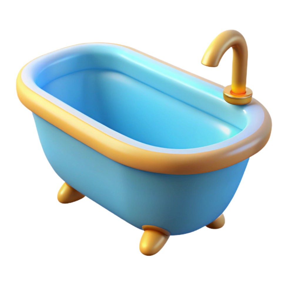 impressive romantic geometric Bathtub, NO BACKGROUND with Transparent Background. elite png