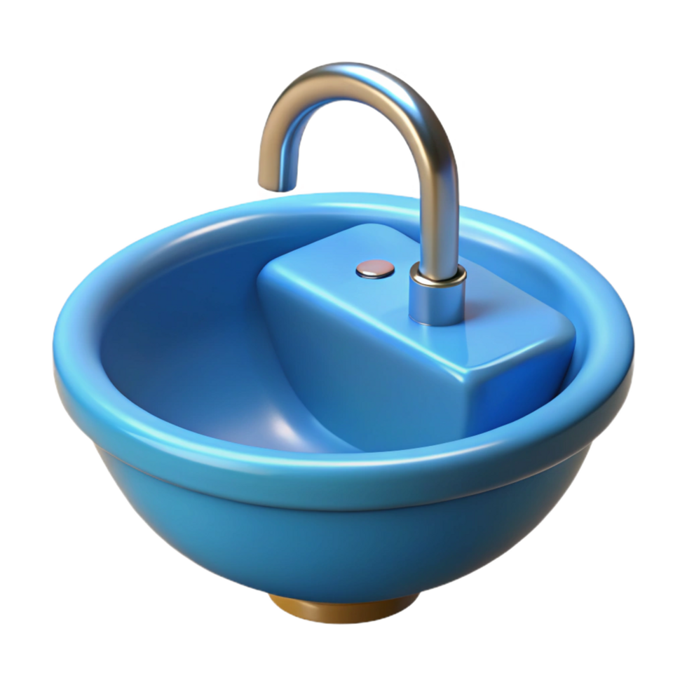 exquisite gothic Sink, NO BACKGROUND with Transparent Background. refined png