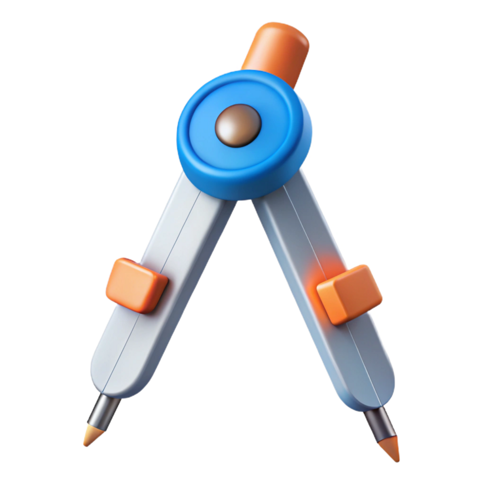 hypnotic iconic Drafting compass, NO BACKGROUND with Transparent Background. png